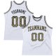 Custom White Camo-Silver Gray Authentic Throwback Basketball Jersey