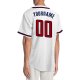 Custom White Red-Navy Authentic Baseball Jersey