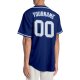 Custom Royal White-Light Blue Authentic Baseball Jersey